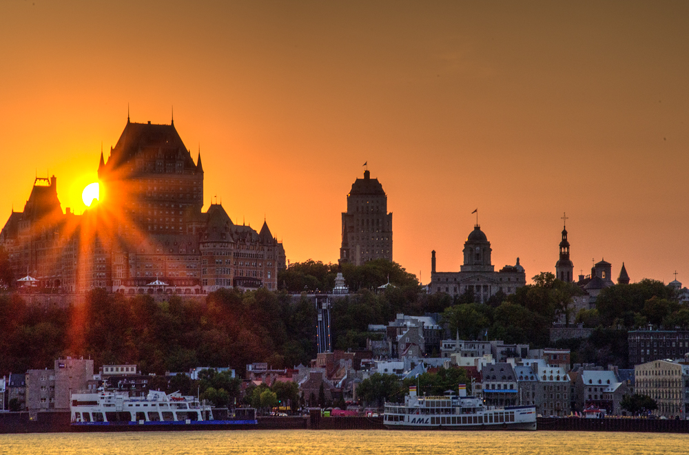 Quebec City Skyline from Levis